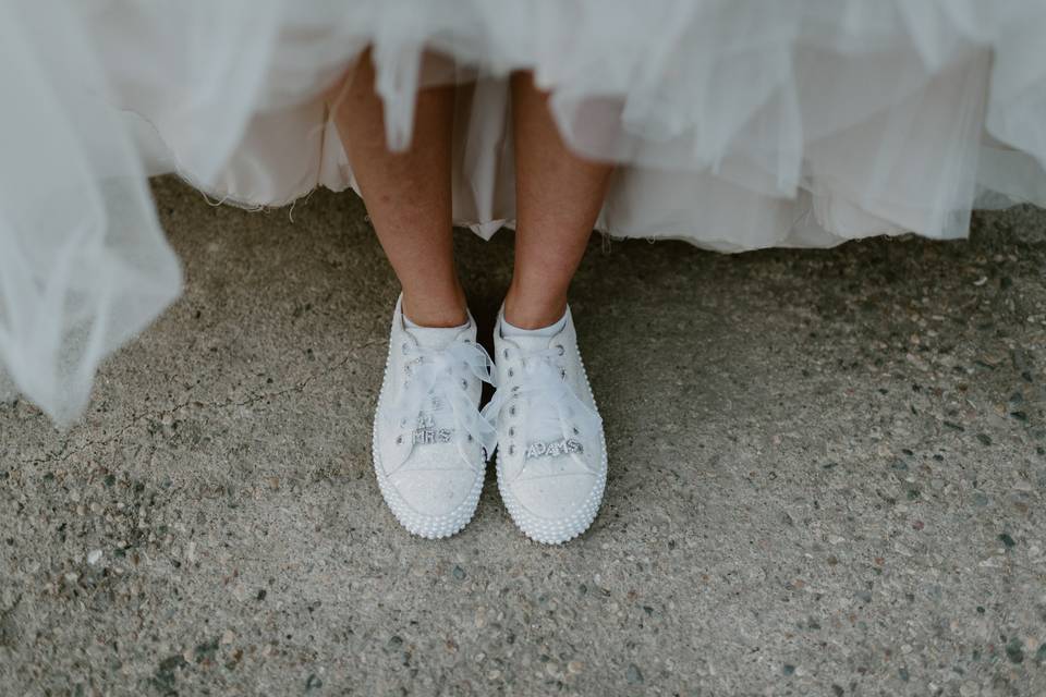 Bridal shoes to DIE for!