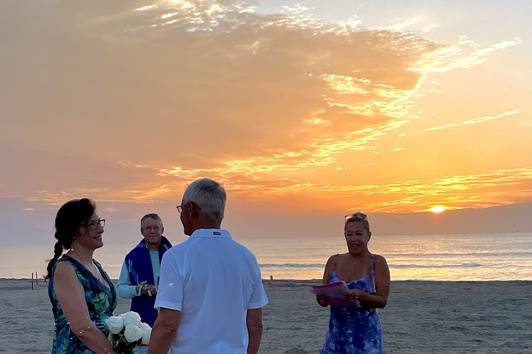 Sunrise Beach Wedding