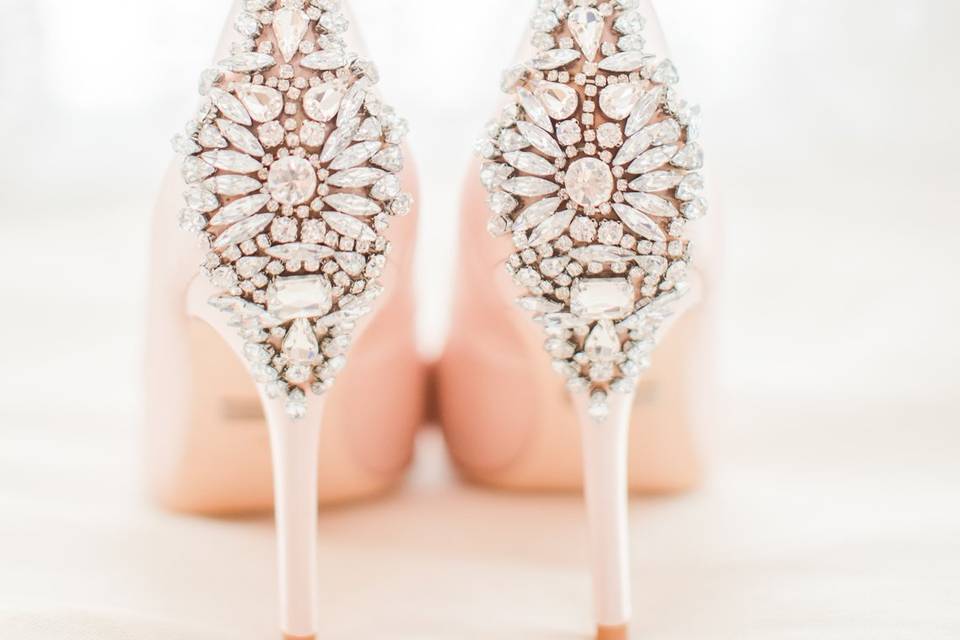 Clares gorgeous wedding shoes