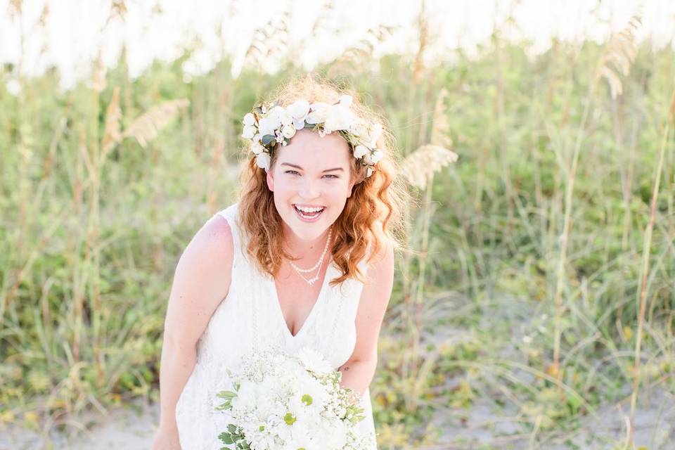 Samanthas lovely beach wedding