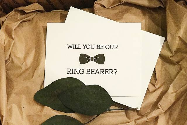Ring bearer proposal