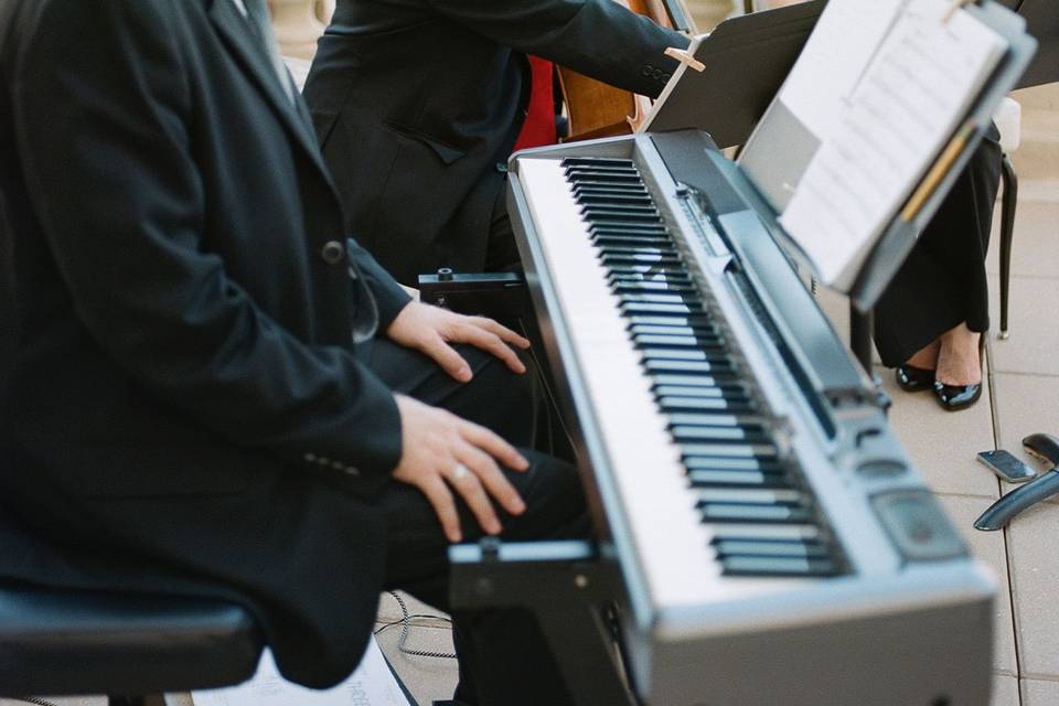 Band performing