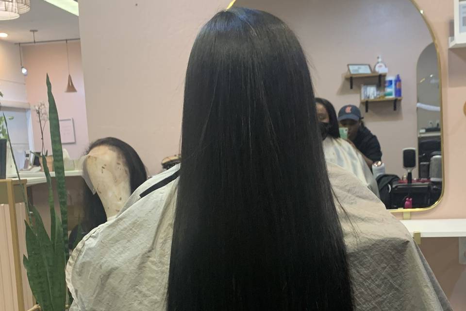 Traditional sew in and style