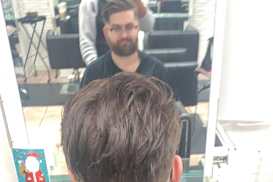 Men’s haircut and fade