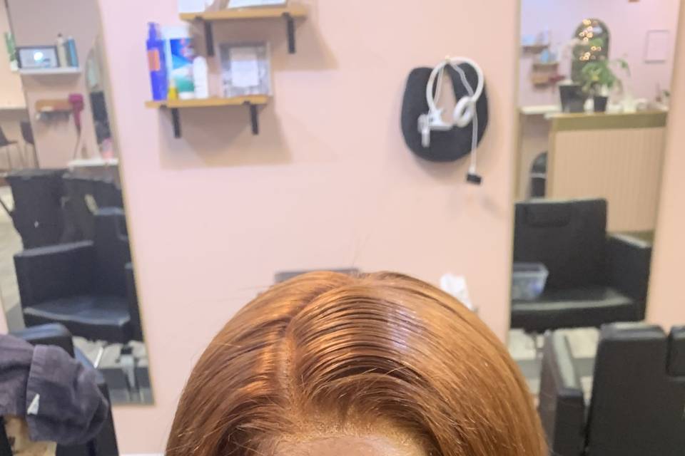Custom color cut &wig install