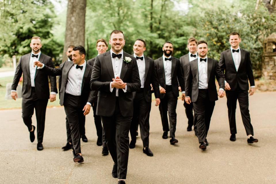 Groomsmen at ACRE Memphis