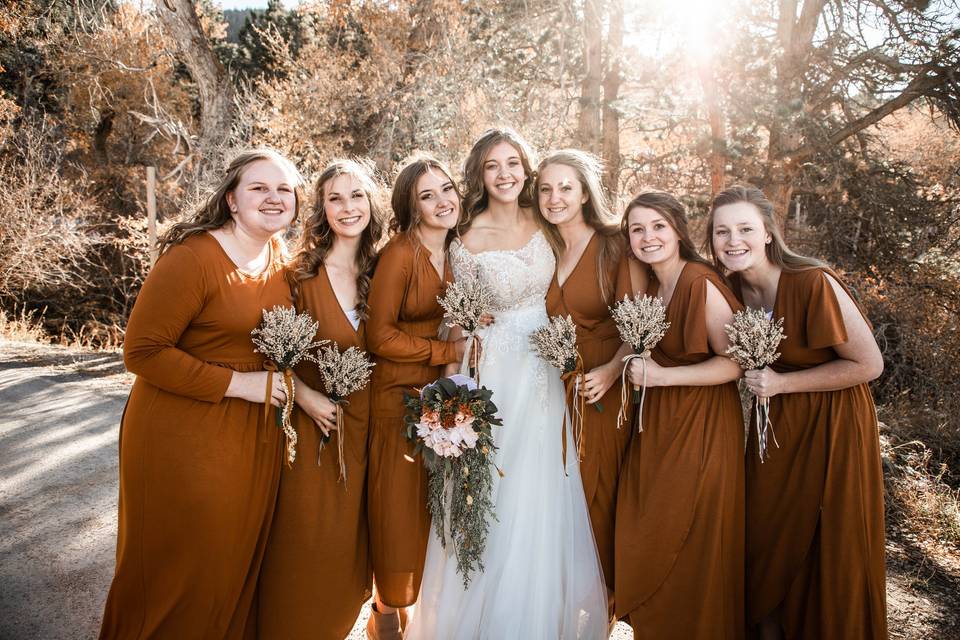 The bridal party