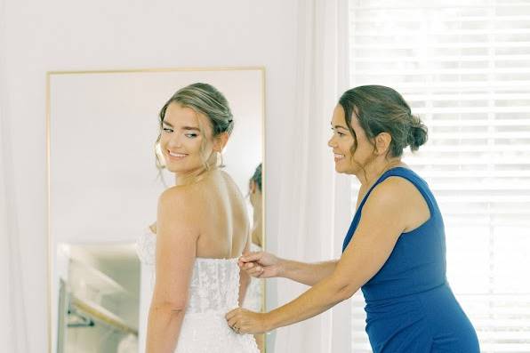 Bride and her Mom