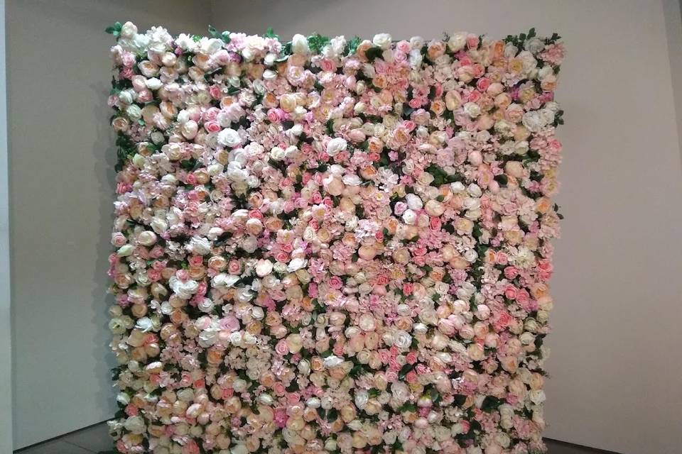 Pink Flower wall -Westminster