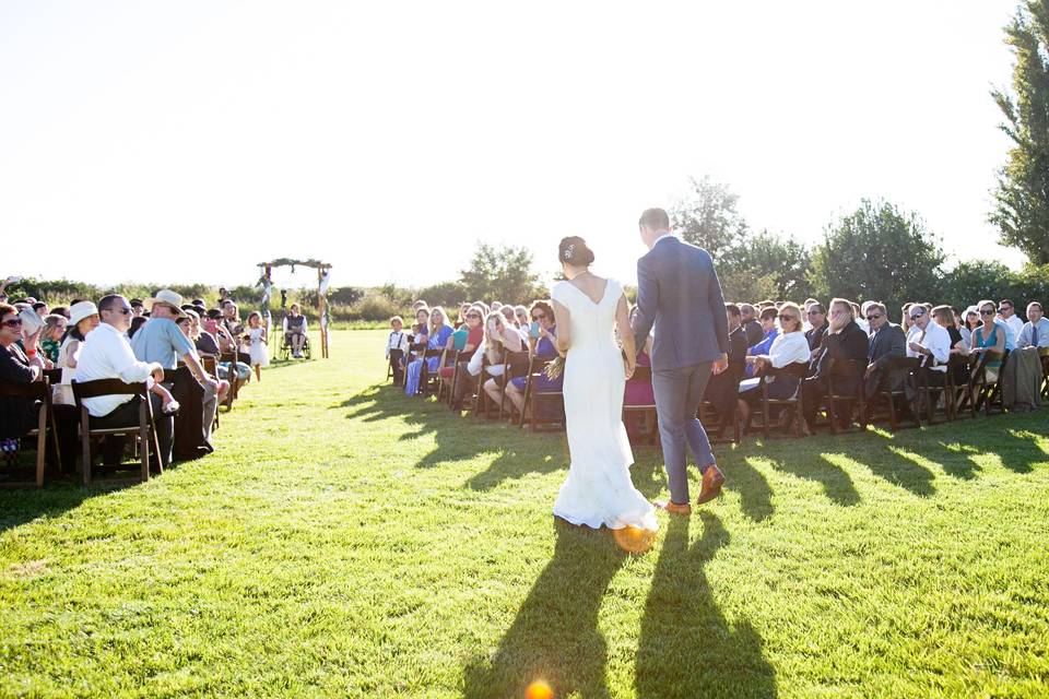 Bride's entry