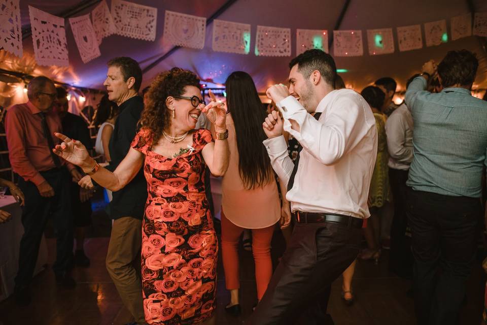 Guests on the dance floor