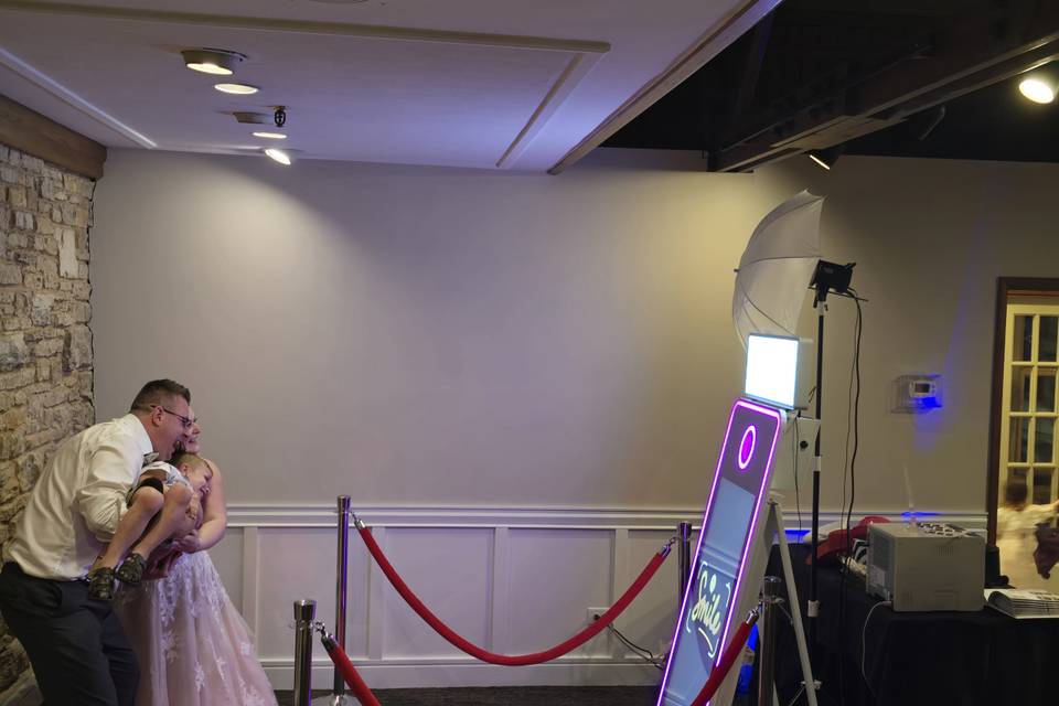 We have a photo booth!