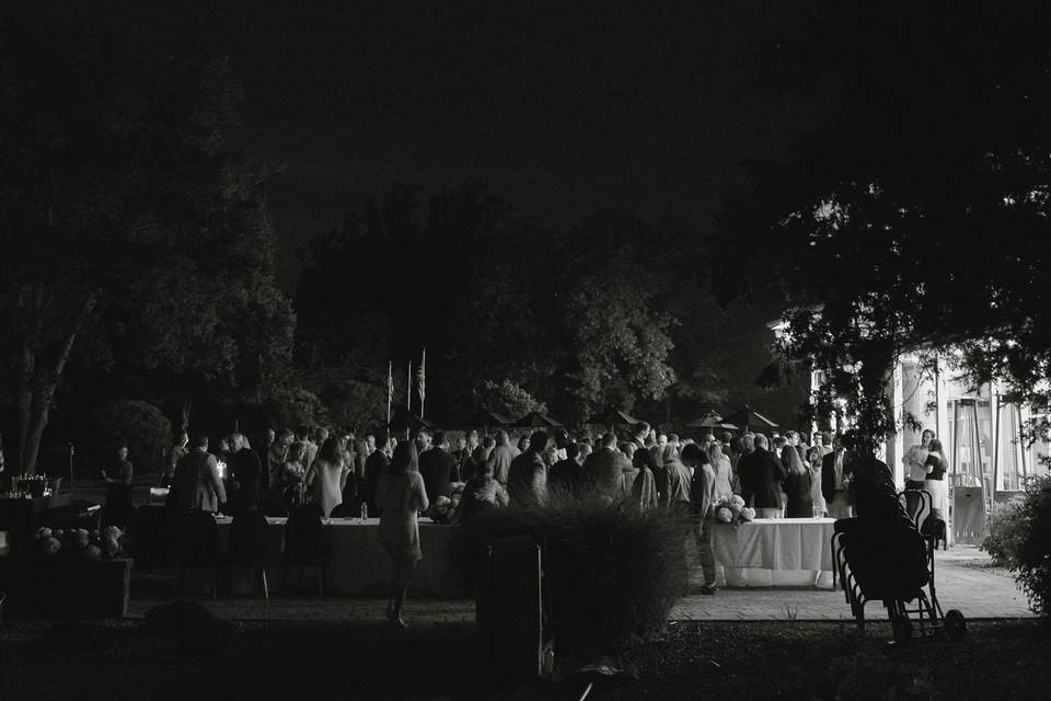 Patio at Night