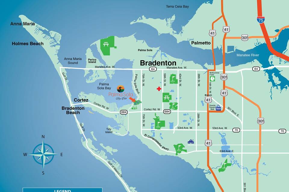 Bradenton Map