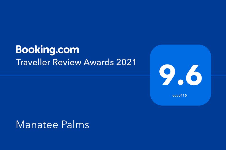 Bookings.com Review Award
