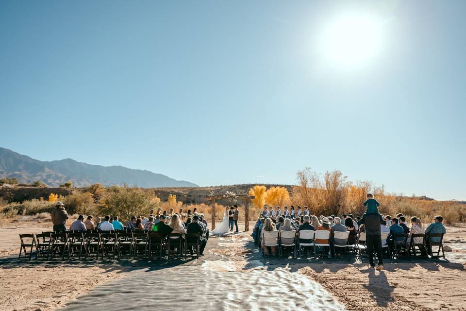 Arizona wedding ceremony