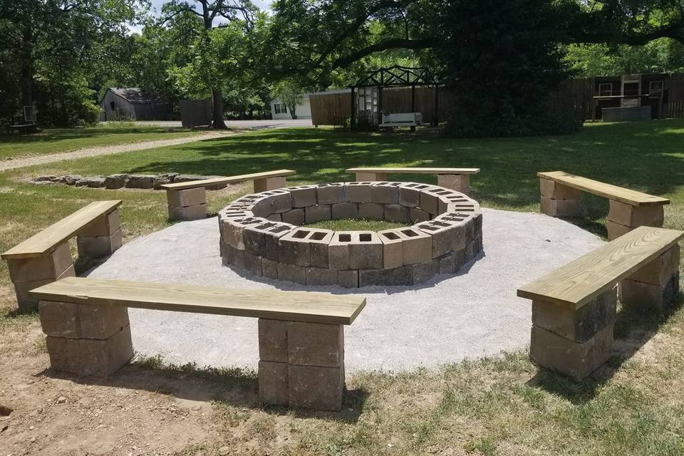 Outdoor Fire Pit On Site!