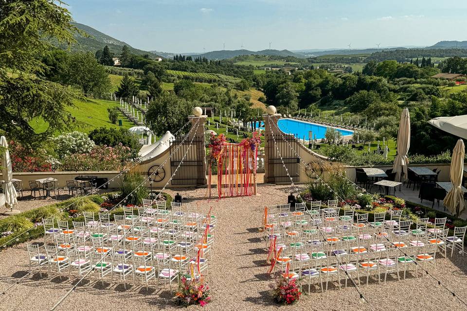 Natural park ceremony