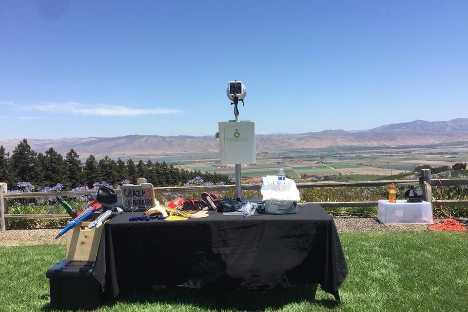 Set up at hahn winery