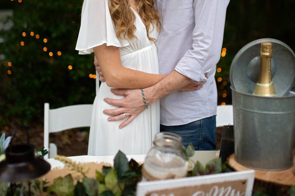 Gorgeous wedding on their Land