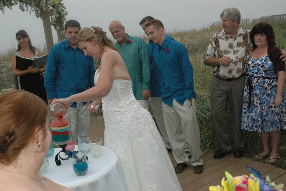 Addy Sea Sand Ceremony