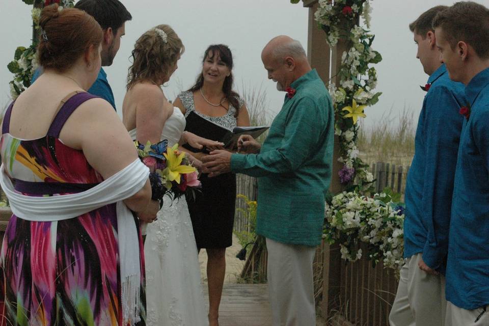 Addy Sea Sand Ceremony