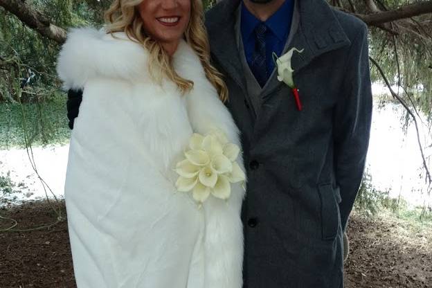 Winter elopement at Rockwood