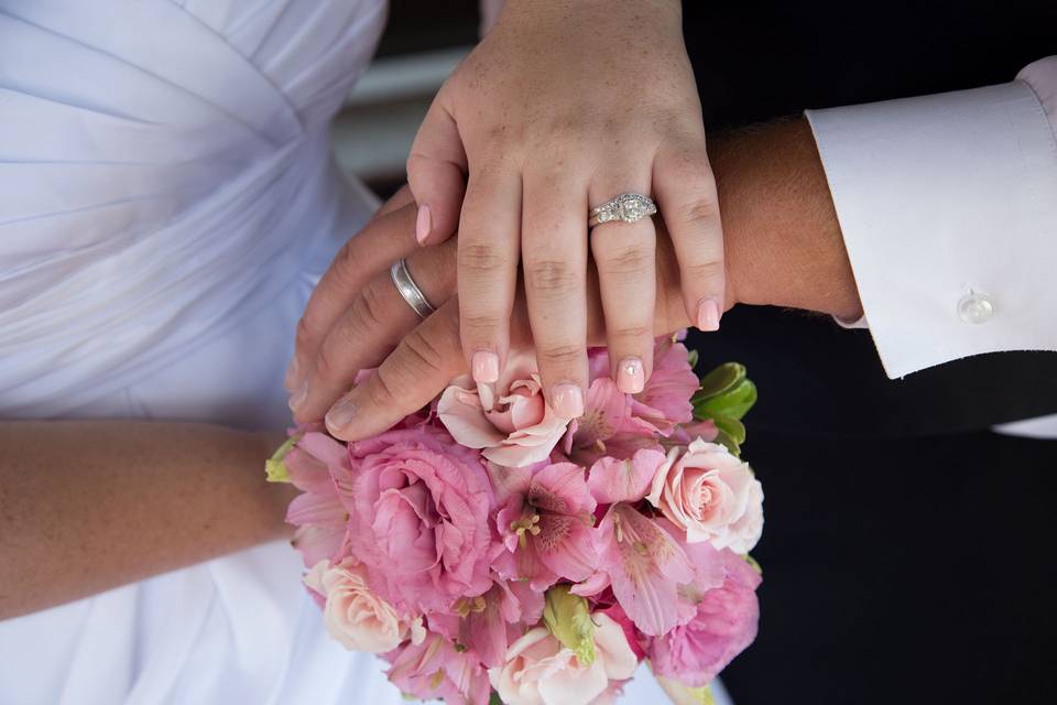 Bouquet and ring