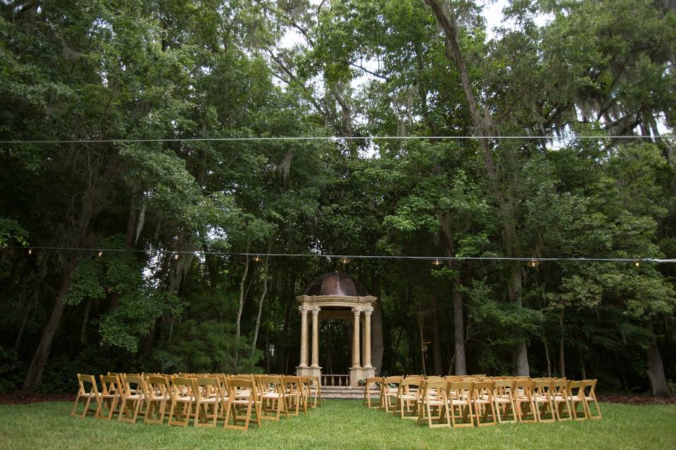 Outdoor wedding