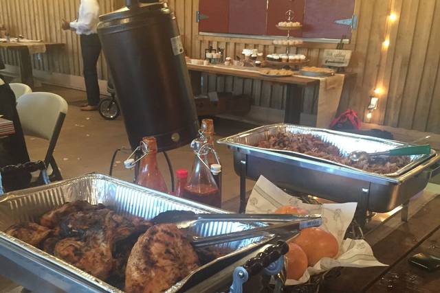 Pulled Pork Bar bq and Bar bg chicken breast