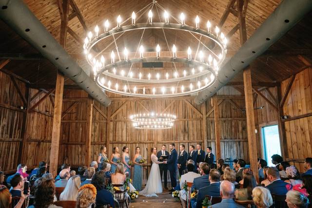 Ceremony in the barn