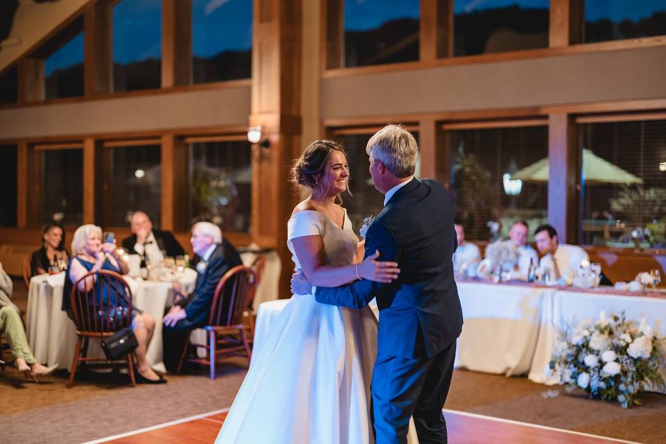 Father and daughter dance