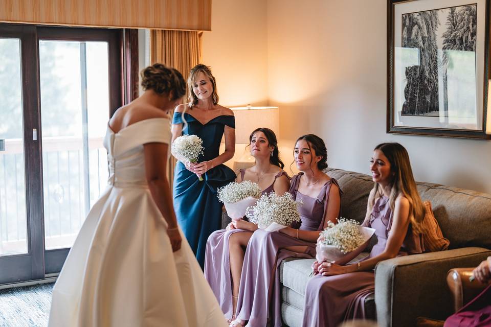 First look with the girls