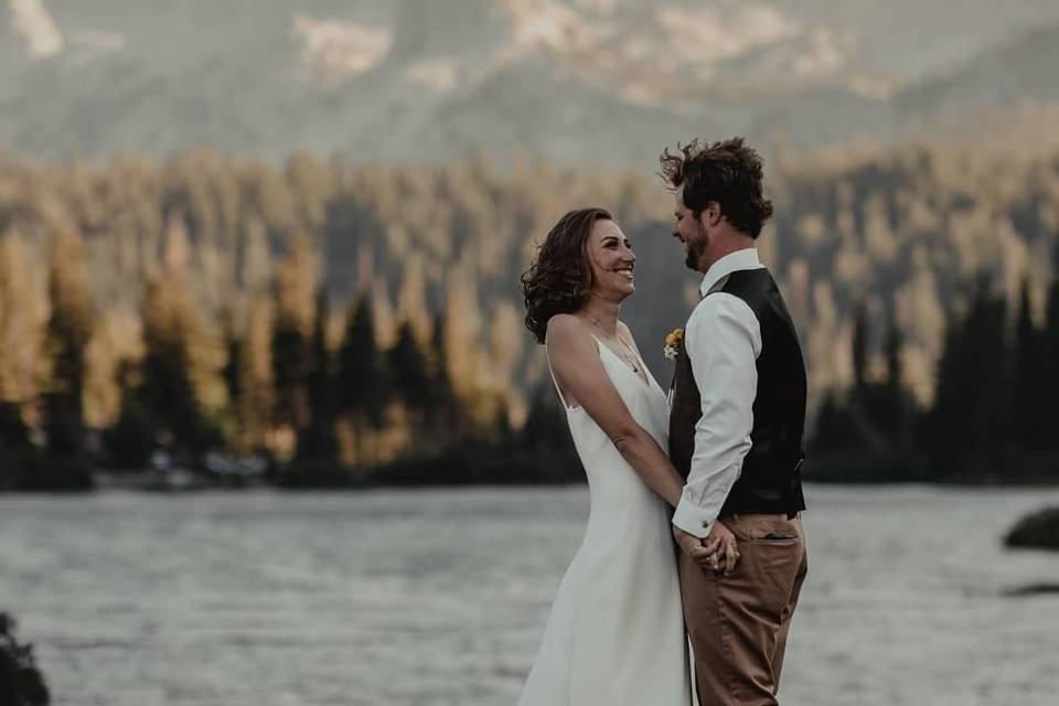 Rustic Mammoth wedding