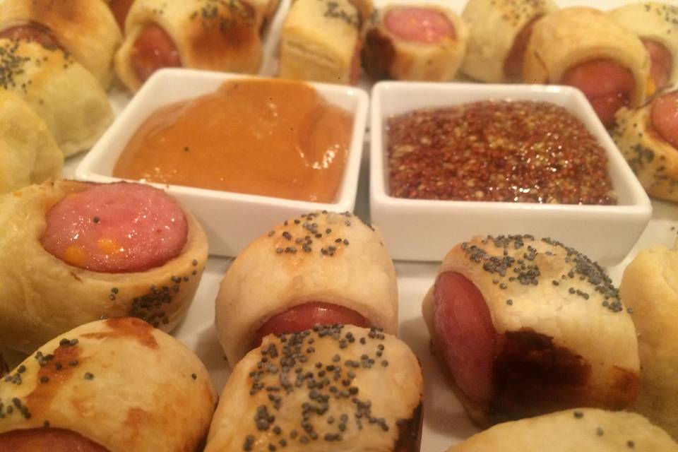Homemade pigs in a blanket