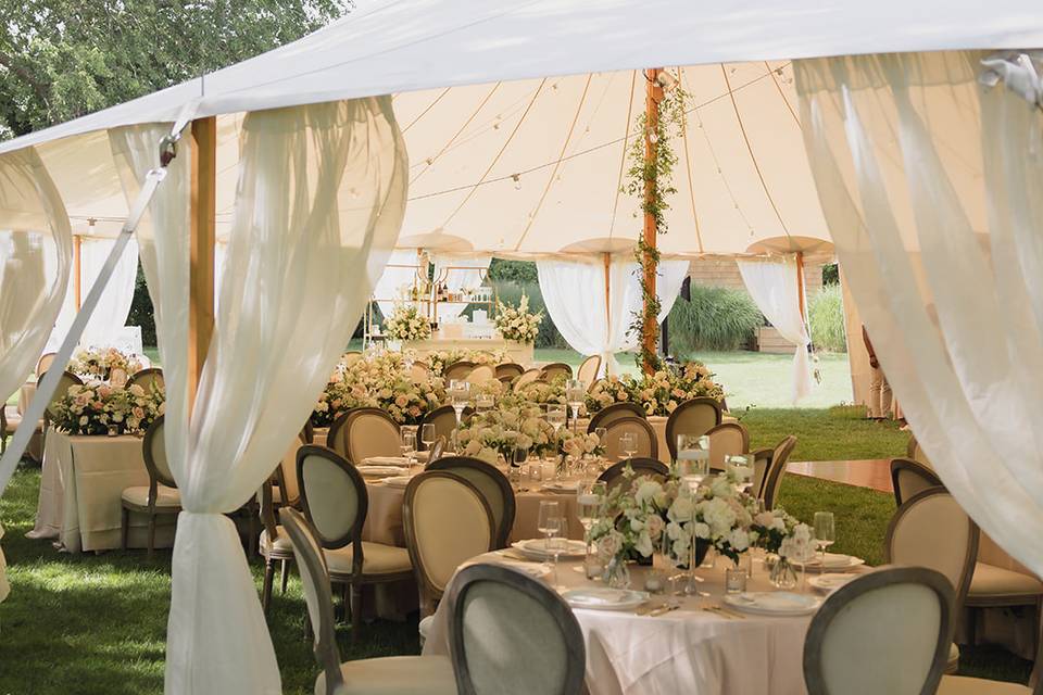 Tented Hamptons Wedding