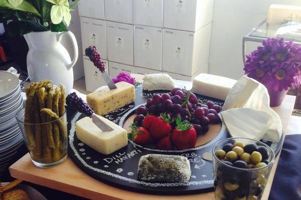 Buffet table