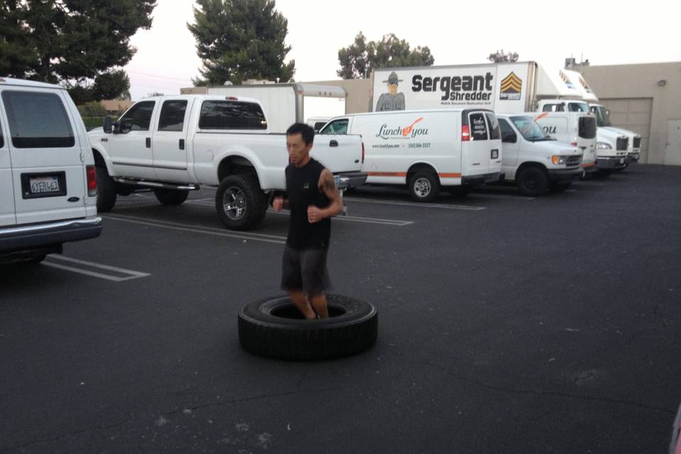 Tire workout