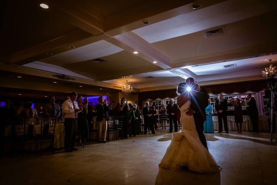 Couple's first dance