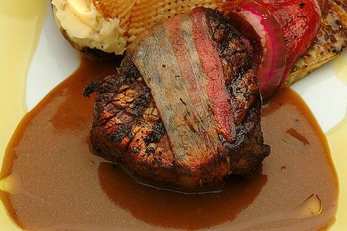 Bacon wrapped filet