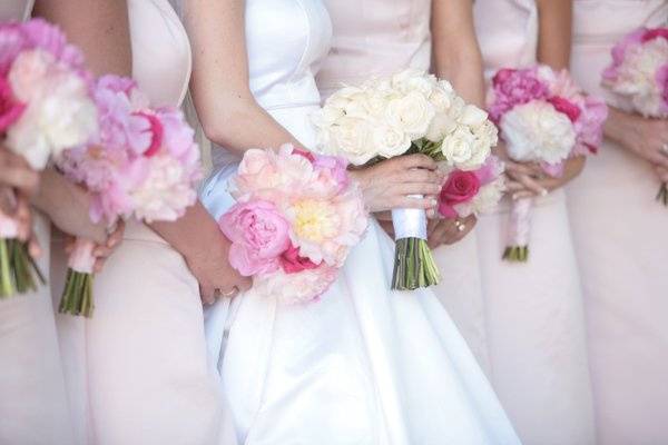 Pink peonies