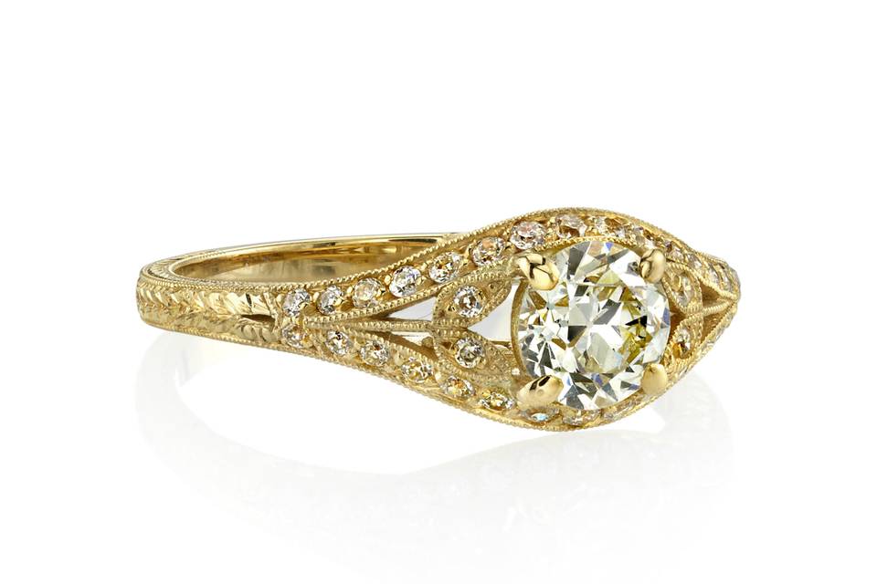 Single Stone 'Chloe' Ring