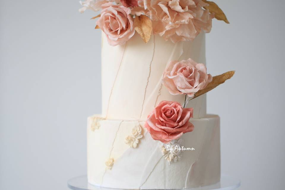 Autumn Floral Cake - Wilton