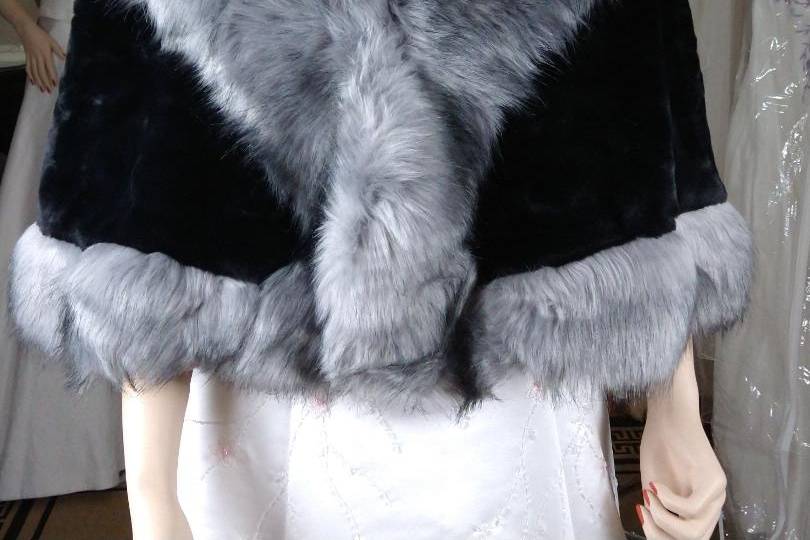 Faux fur capes