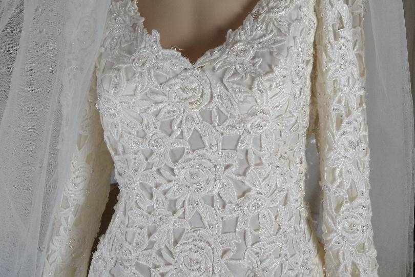 Vintage laced gown