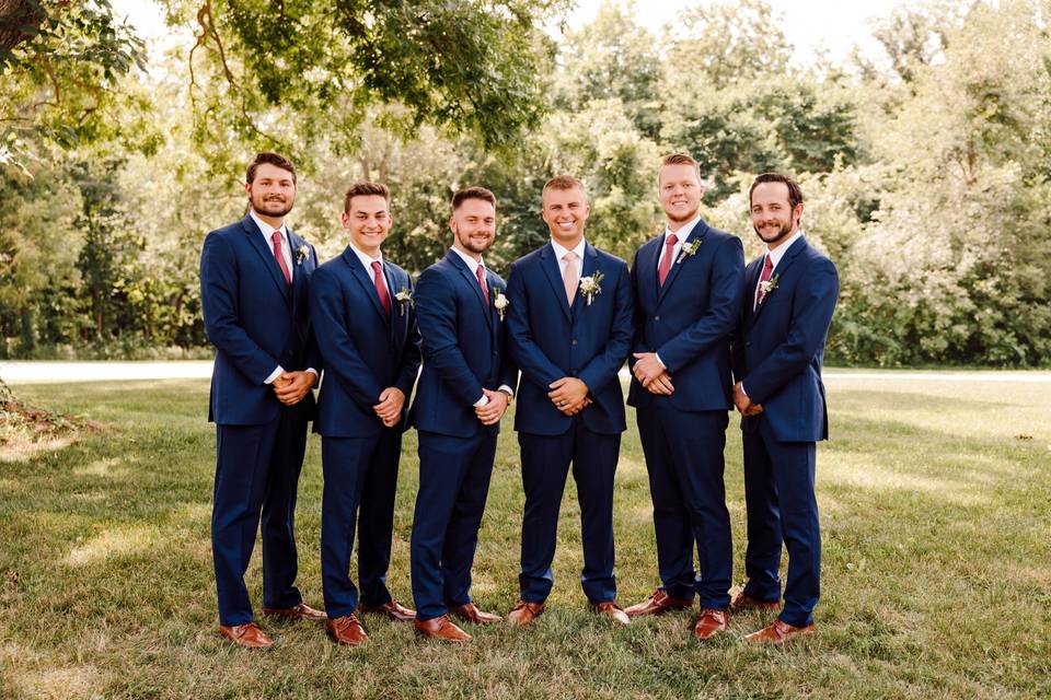 Bryant & his Groomsmen