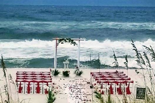 Beach wedding