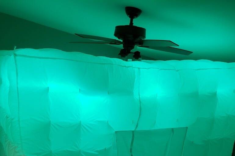 The inflatable photo booth