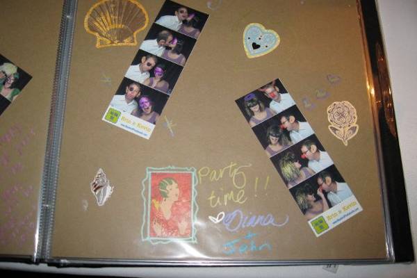 Photobooth Guestbook Page, beige