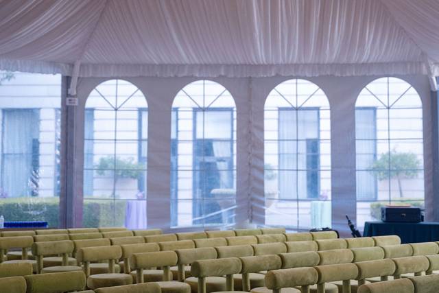 Ceremony in Terrace Courtyard